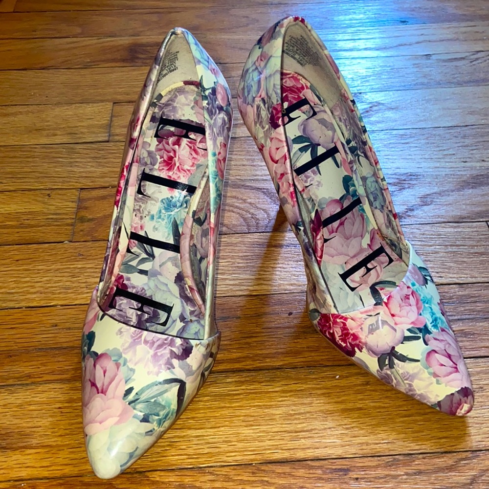 Elle Floral Heels